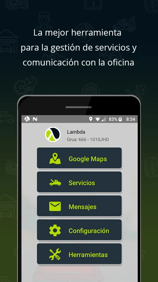 rediseño de interfaz app android efiasistencia