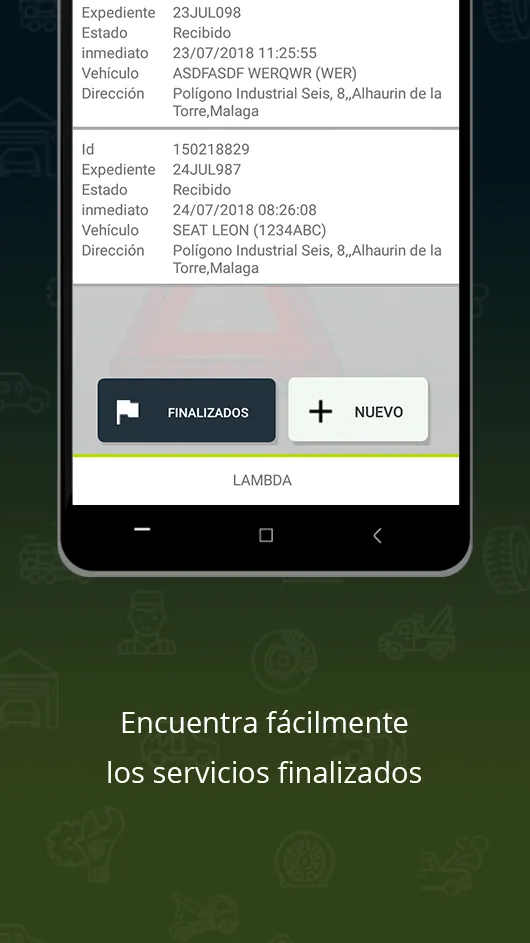 rediseño de interfaz app android efiasistencia