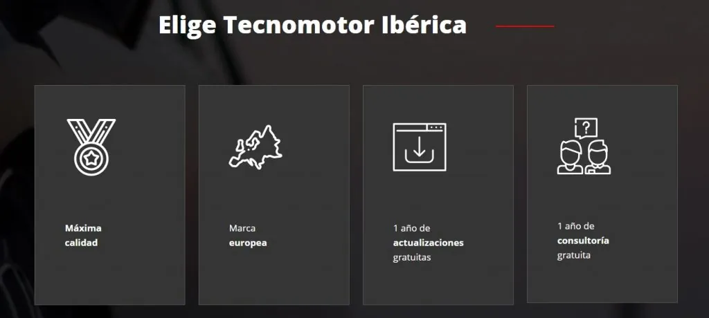 ventajas web tecnomotor ibérica