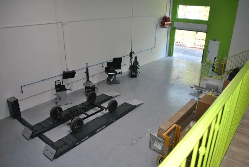 Nuevo showroom de maquinaria