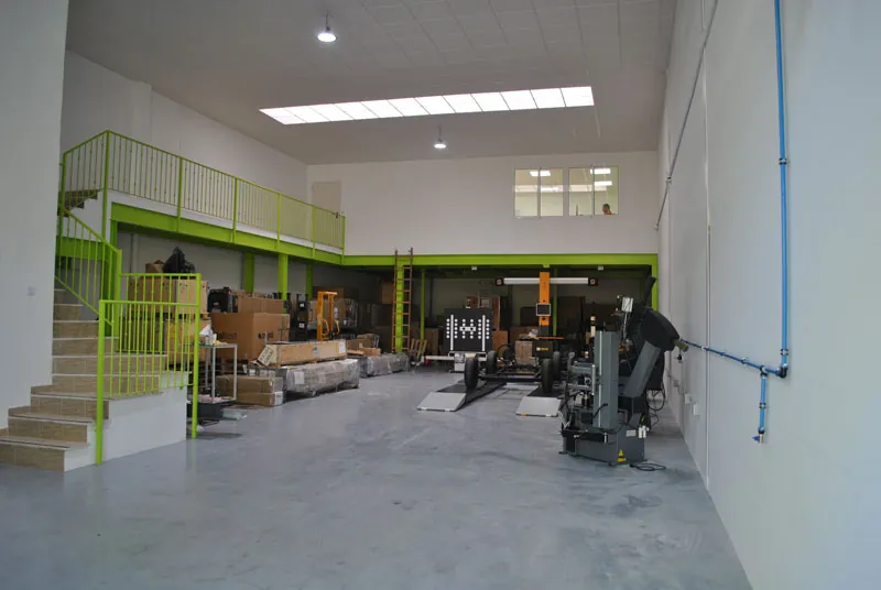 Nueva nave. Ampliación de instalaciones.