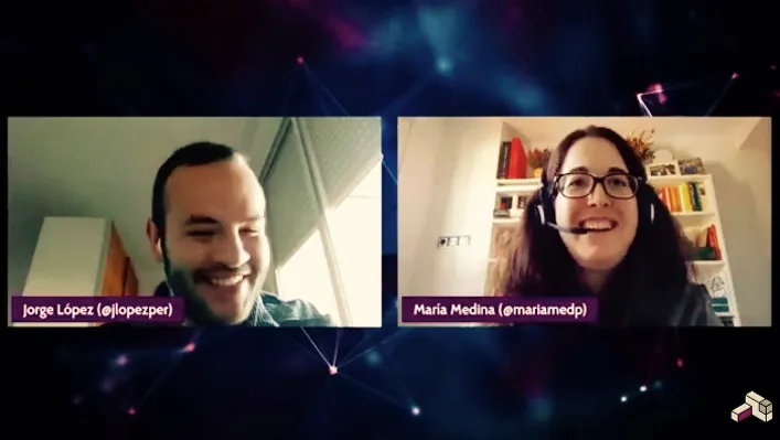 Jorge López, dando paso a María Medina, experta en Machine Learning