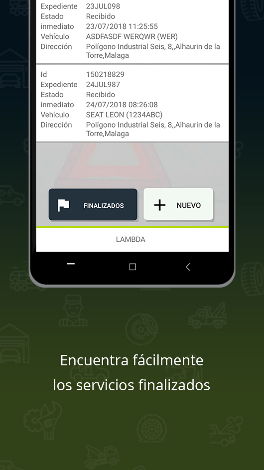 rediseño de interfaz app android efiasistencia
