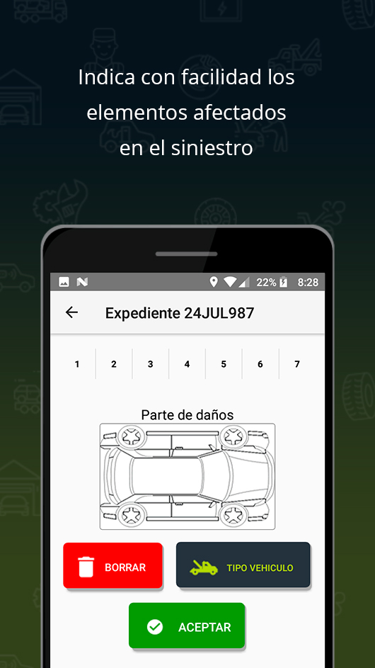 rediseño de interfaz app android efiasistencia