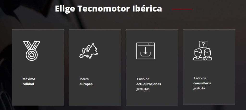 ventajas web tecnomotor ibérica